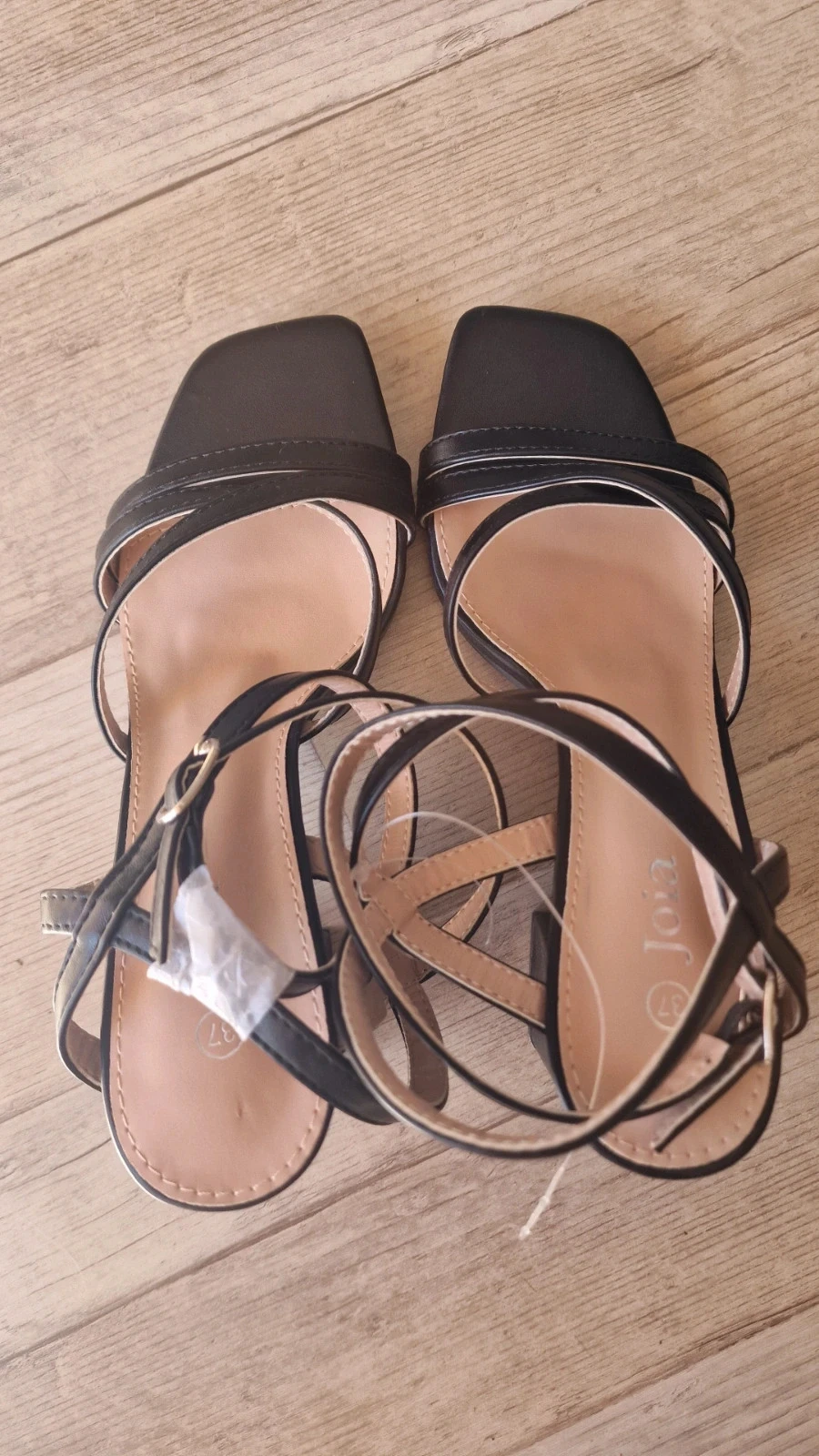 Sandales à talons Joia noires à brides – pointure 37 – photo 7